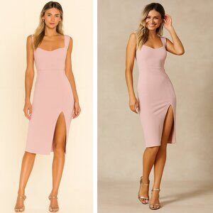NWT Nookie Divine Midi Dress Dusty Pink